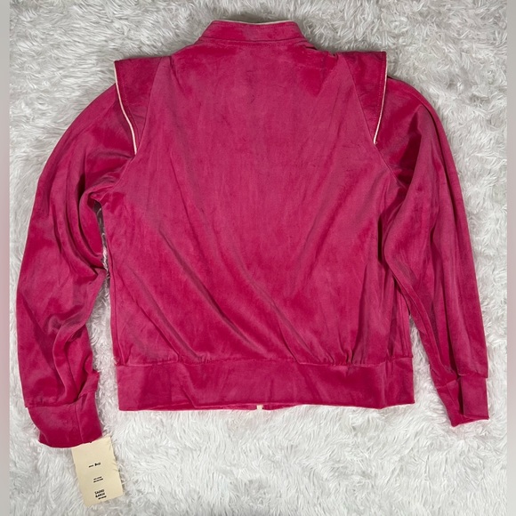 NWT Vintage 70s TIGA of California pink velour full zip jacket a447 - Picture 8 of 8